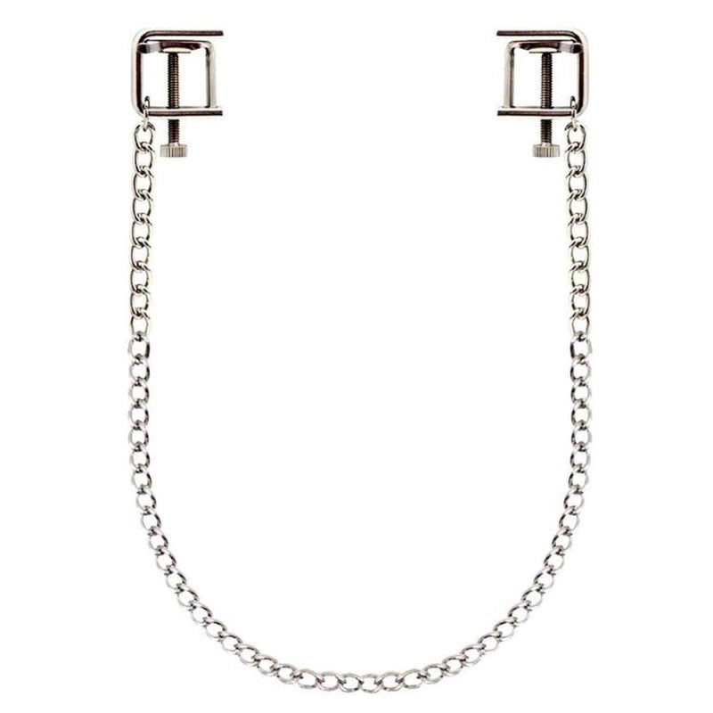 BDStyle Adjustable Nipple C Clamps with Precision Thumbscrew Control - - Breast and Nipple Toys