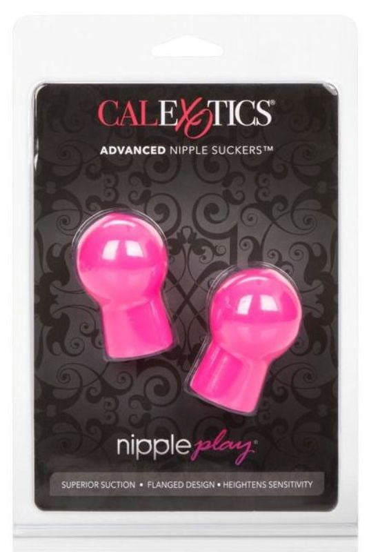 California Exotics Advanced Womens Nipple Suckers Pink Manual Control - Breast and Nipple Toys