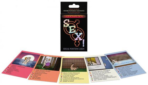 Kheper Games Adventurous Sex Card Game 50 Cards - Sex Games, Coupons and Tricks