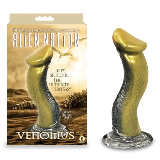 Icon Brands Serpentine Pleasure from Alien Nation Venomus Vibrator - - Realistic Dildos