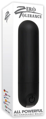 Evolved Zero Tolerance All Powerful Rechargeable Bullet Vibrator 10 Functions - Bullet Vibrators