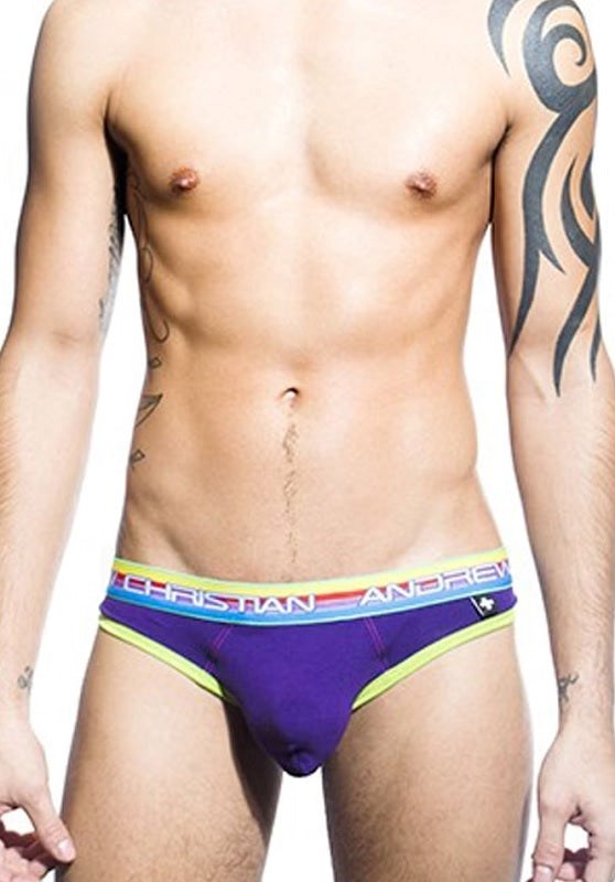 Andrew Christian Almost Naked Freedom Jock with Show It Purple Backless Design - - Jocks and G-Strings