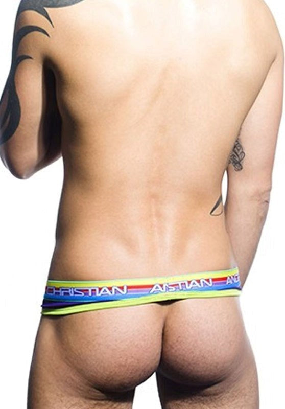Andrew Christian Almost Naked Freedom Jock with Show It Purple Backless Design - - Jocks and G-Strings