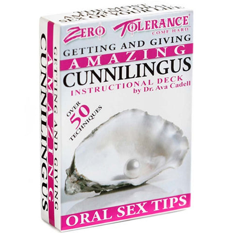 Evolved Zero Tolerance Getting & Giving Cunnilingus Cards Game Expert Techniques - Sex Games, Coupons and Tricks