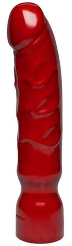 Doc Johnson American Bombshell Big Boy Cherry Bomb Dildo with Handle - Realistic Dildos