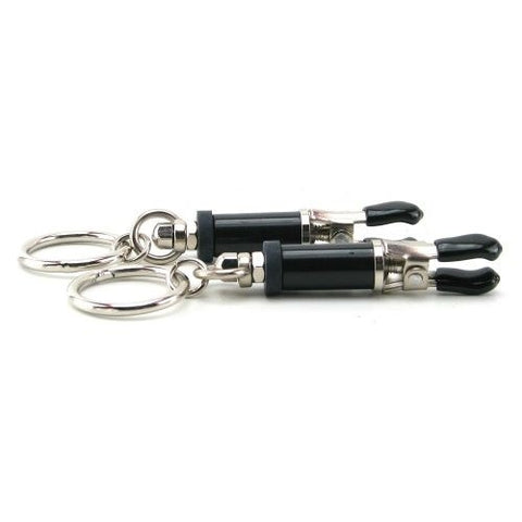 XR Brands Amulet Nipple DVice Set with Adjustable Barrel Clamps - Nipple and Clit Clamps
