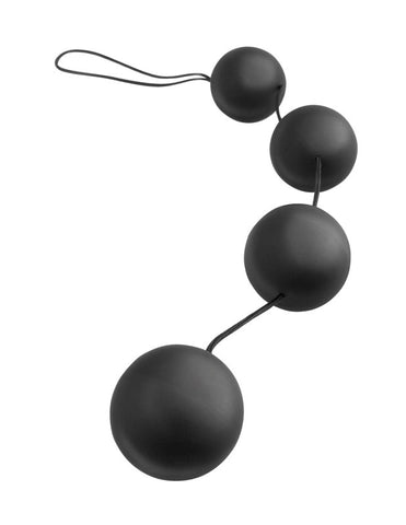 Anal Fantasy Collection Deluxe Vibro Anal Balls Black - Anal Beads and Balls