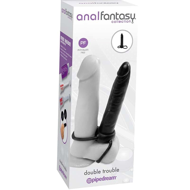 Pipedream Products Anal Fantasy Collection Double Trouble Realistic Dildo - - Realistic Dildos
