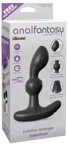 Pipedream Products Anal Fantasy Collection P Motion Prostate Massager Rolling Motion - Prostate Toys