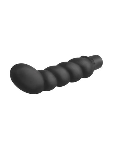 Anal Fantasy Collection Ribbed P Spot Vibrator with Tapered Tip Design - Prostate Toys