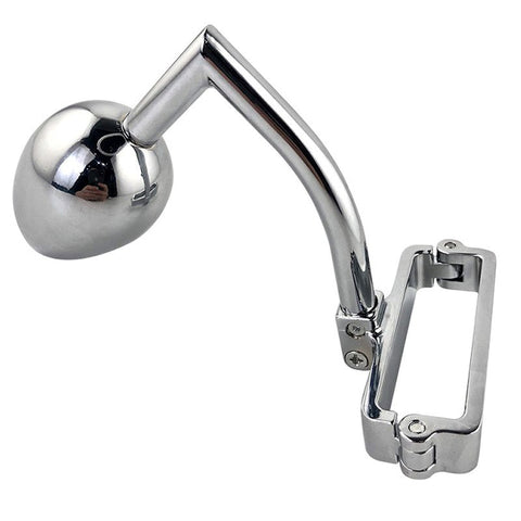 BDStyle Anal Hook With Ball Stretcher Premium Stainless Steel BDSM Gear - Ball and Cock Toys