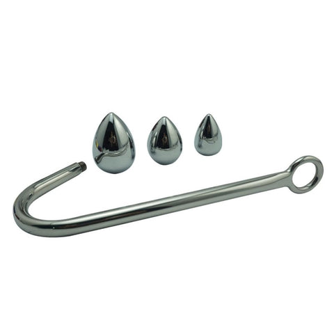 BDStyle Anal Hook With Plug For Edging Control Stainless Steel BDSM - Spreaders and Hangers