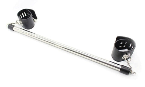 BDStyle Ankle Spreader Bar with Cuffs All Thrill Gear BDSM Restraint System - Spreaders and Hangers