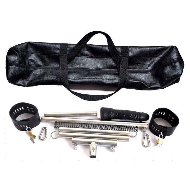 Ankle Spreader Bar With Dildo Experience Cock Control - - Spreaders and Hangers