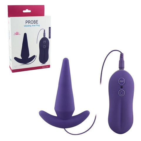 Aphrodisia Probe Vibrating Anal Plug with Powerful Motor and Flared Base - Prostate Toys