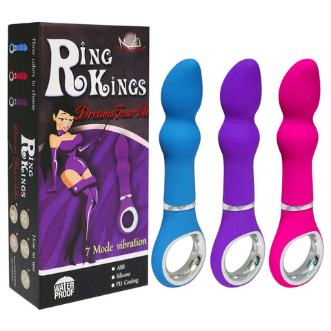Aphrodisia Ring Kings 7 Mode Dreams Teaser Vibe G Spot Curved Vibrator - G-Spot Vibrators