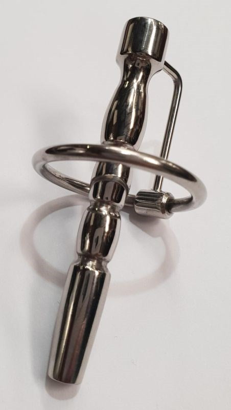 Apollo Cum Thru Cock Plug & Glans Ring Get Harder Now - - Penis Plugs