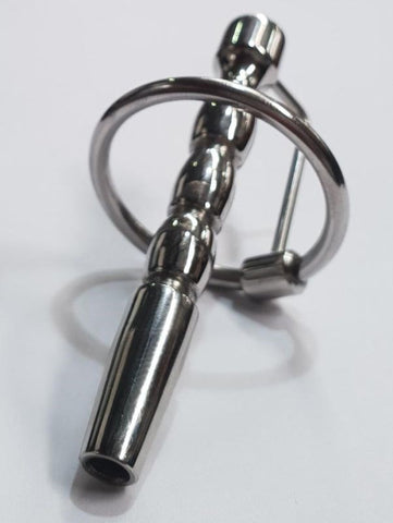Hells Couture Apollo Cum Thru Cock Plug & Glans Ring Premium Urethral Sex Toy - Penis Plugs