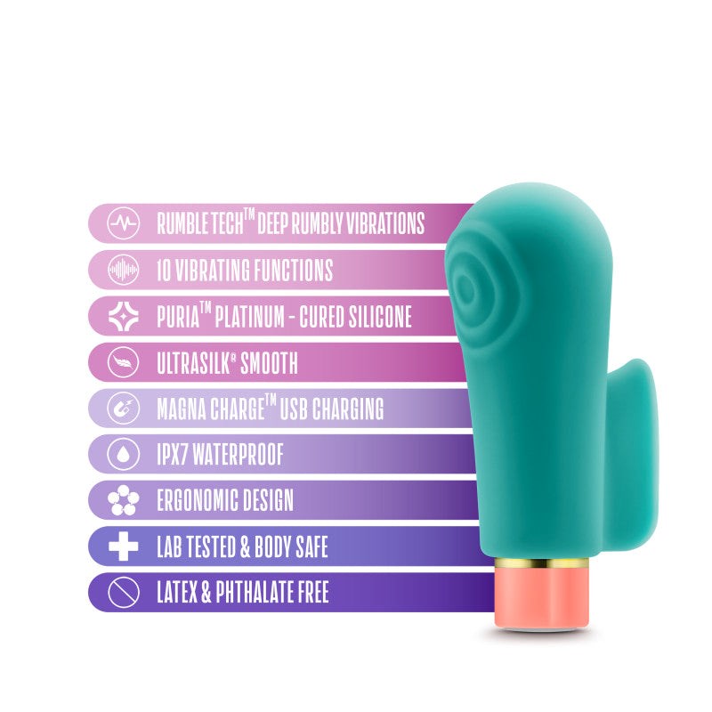 Blush Novelties Aria Intimate Delight Vibrator with 10 Powerful Modes - - G-Spot Vibrators