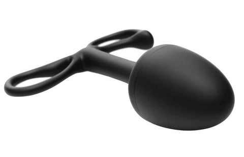 XR Brands Astral Large Bulb P Spot Stimulator with Weighted Interior Ball - Prostate Toys