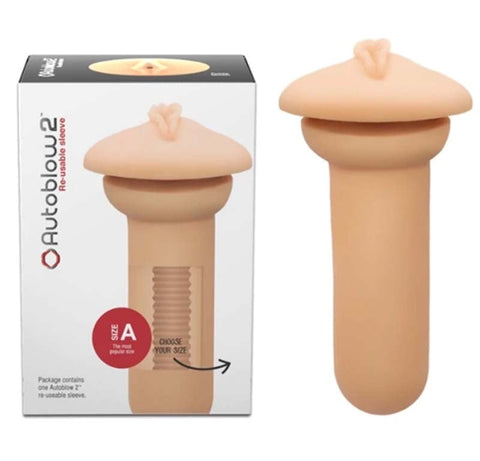 AutoBlow 2 Vagina Sleeves Essential Cock Gear Lifelike Texture - Masturbators and Strokers