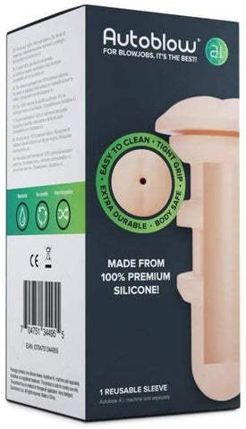 Autoblow A.I. Sleeve Anal For Bigger Erections Hands Free Masturbator - Masturbators and Strokers