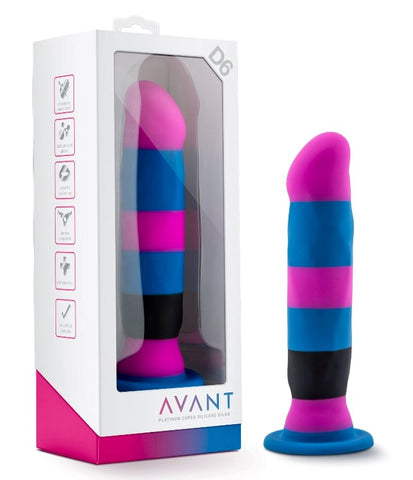 Blush Novelties Avant D6 Electra Silky Smooth Silicone Dildo for Penetration - Harness Dildos