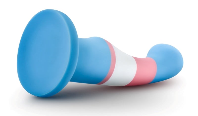 Blush Novelties Avant Pride P2 True Blue Body Safe Silicone G Spot/P Spot Massager - - Non-Realistic Dildos