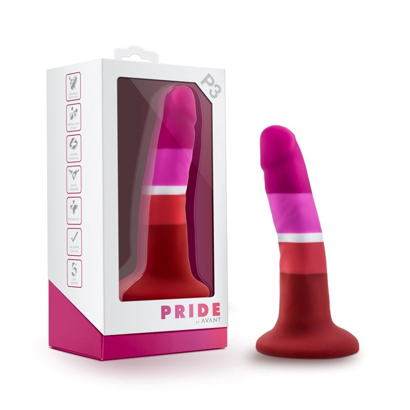 Blush Novelties Avant Pride P3 Beauty Silicone Dildo Hand Sculpted - - Realistic Dildos