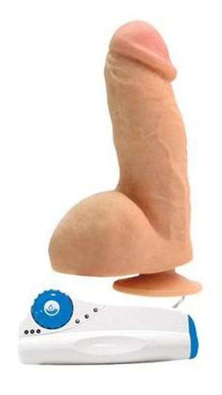 Topco Average Joe The Nerd Sheldon Vibrating Dildo with Suction Cup Base - - Realistic Dildos
