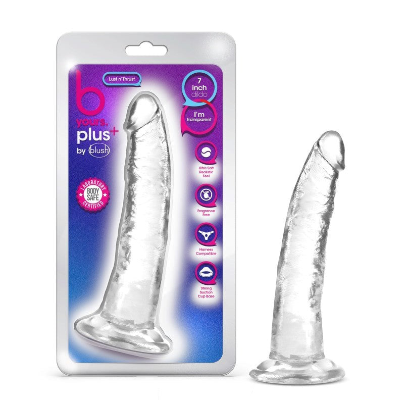 Blush Novelties B Yours Plus Realistic Vibrator with 10 Vibration Modes - - Realistic Dildos