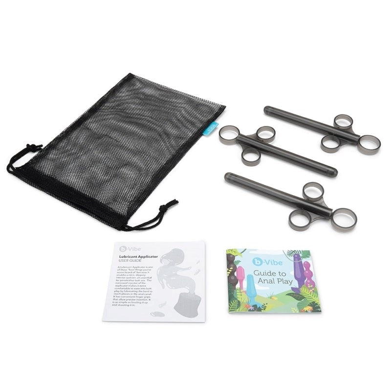 B Vibe Luxury Lubricant Applicator Set Precise Internal Application - - Vibrator Accessories