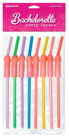 Pipedream Products Bachelorette Party Penis Shape Pecker Straws Party Fun - Sex Games, Coupons and Tricks