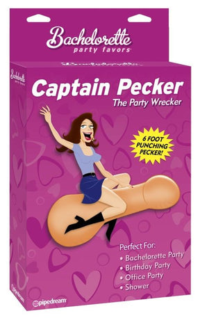 Pipedream Products Pipedream Bachelorette Party Captain Inflatable Party Pecker - Bachelorette and Bucks
