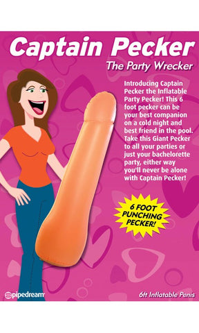 Pipedream Products Pipedream Bachelorette Party Captain Inflatable Party Pecker - Bachelorette and Bucks