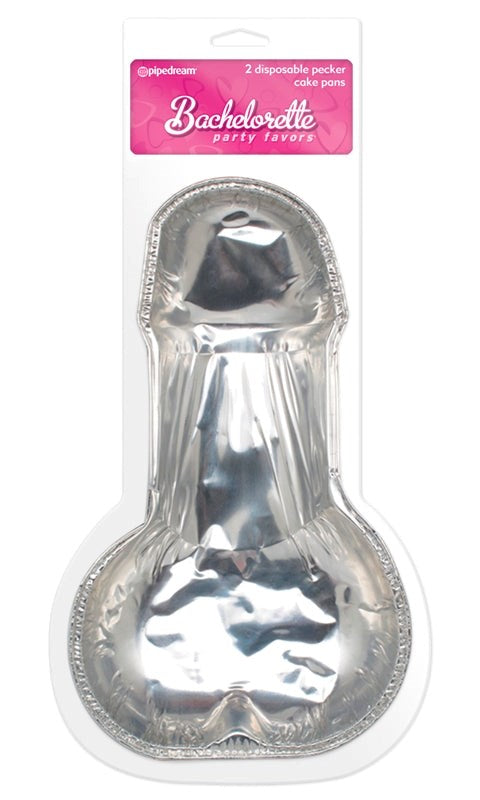 Pipedream Products Pecker Cake Pans 2 Pack Penis Shaped Baking Molds - Bachelorette and Bucks