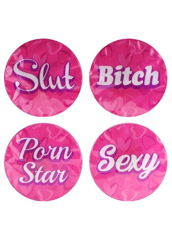 Pipedream Bachelorette Party Flashing Light Party Stickers with LED Lights - Sex Games, Coupons and Tricks