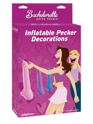 Pipedream Bachelorette Party Inflatable Pecker Decorations with Hang Tabs - Sex Games, Coupons and Tricks