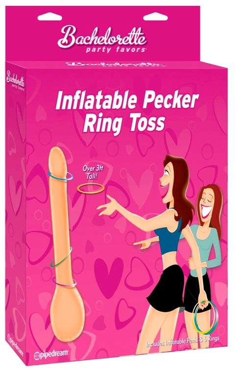 Pipedream Products Bachelorette Party Inflatable Pecker Ring Toss Game Set - Sex Games, Coupons and Tricks
