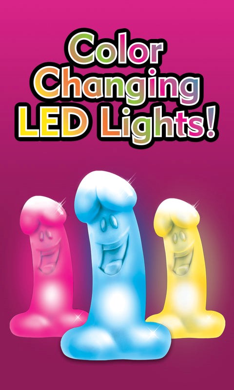 Pipedream Bachelorette Party Light Up Pecker Cake Topper with LED Lighting - Bachelorette and Bucks