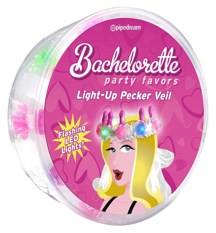 Pipedream Products Light Up Pecker Veil with Multi Color LED Party Lights - Sex Games, Coupons and Tricks