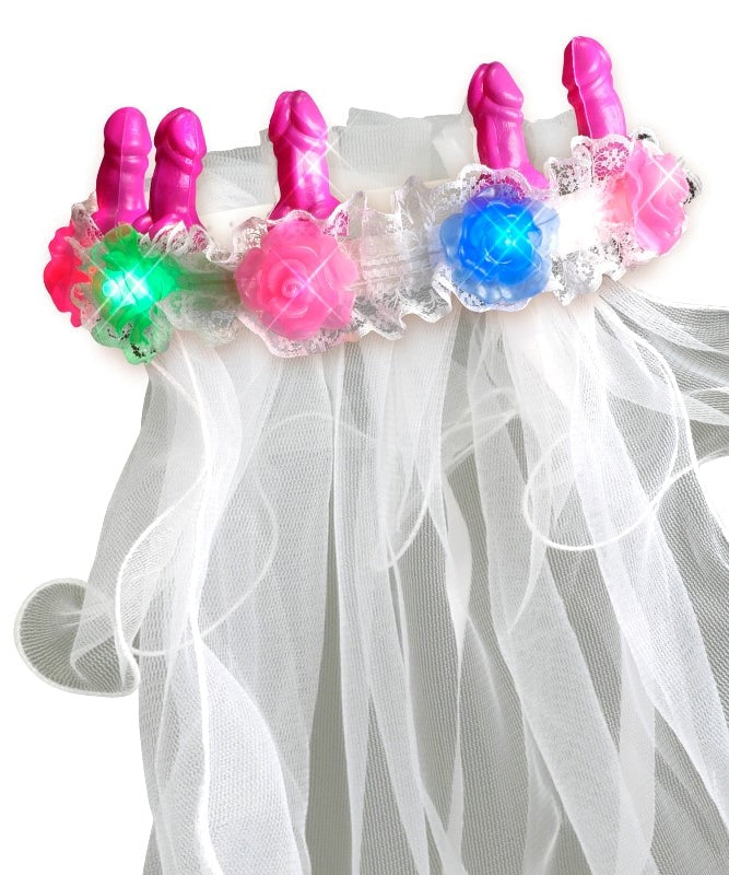 Pipedream Products Light Up Pecker Veil with Multi Color LED Party Lights - Sex Games, Coupons and Tricks
