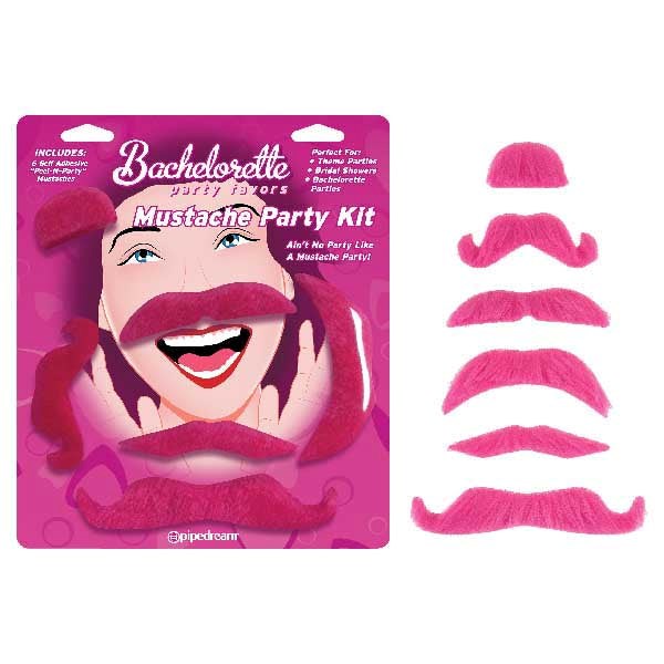 Pipedream Products Bachelorette Party Favors Mustache Kit Photo Entertainment - - Bachelorette and Bucks