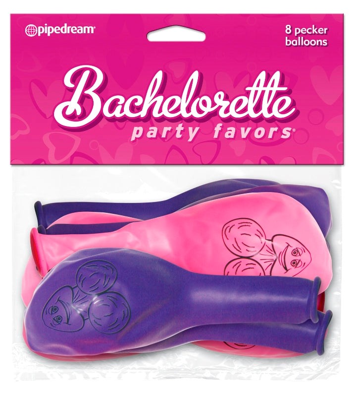 Pipedream Bachelorette Party Favors Pecker Balloons 8 Pack Penis Shaped Party - Sex Games, Coupons and Tricks