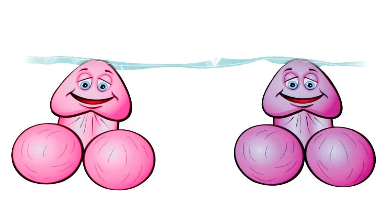 Pipedream Bachelorette Party Favors 12 Feet Pecker Banner Adult Party Decor - Sex Games, Coupons and Tricks