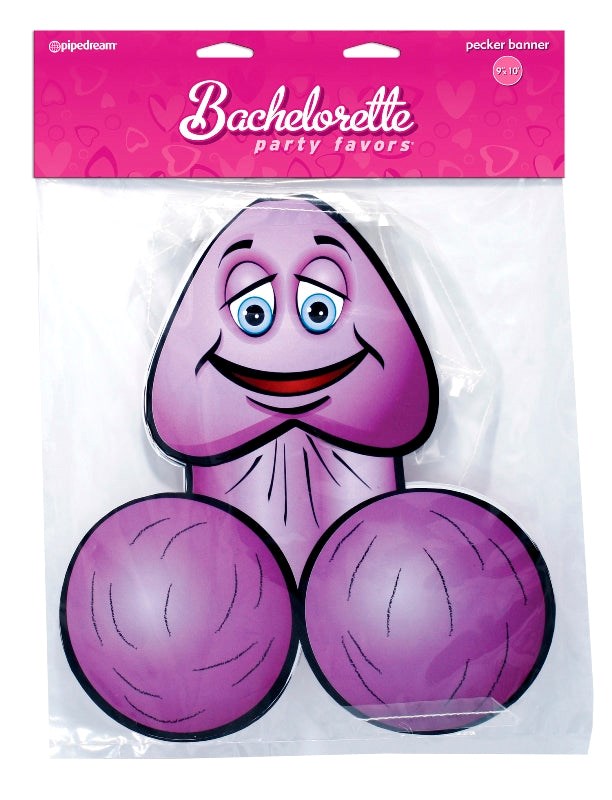 Pipedream Bachelorette Party Favors 12 Feet Pecker Banner Adult Party Decor - Sex Games, Coupons and Tricks