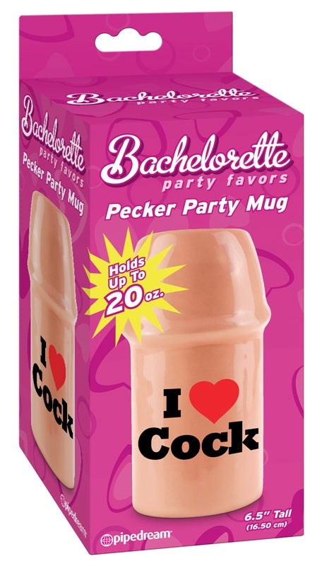 Pipedream Products Bachelorette Party Pecker Mug I Love Cock Bold Statement - Sex Games, Coupons and Tricks