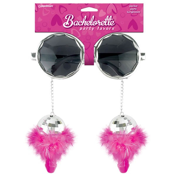 Pipedream Products Pecker Party Sunglasses with Hanging Penis Decorations - - Bachelorette and Bucks