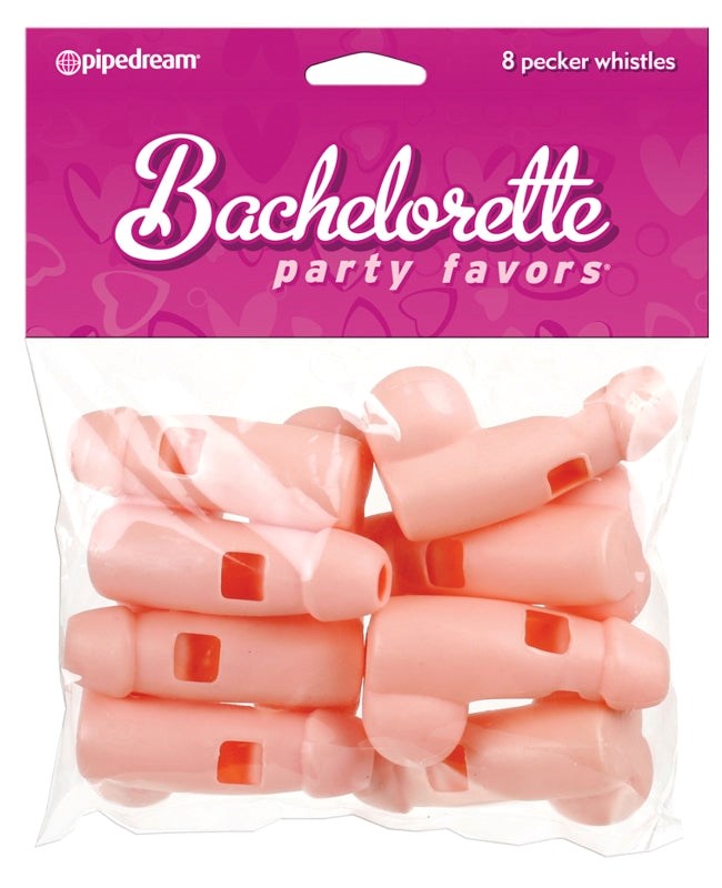 Pipedream Products Bachelorette Party Favors 8 Pack Pecker Whistles Novelty - Sex Games, Coupons and Tricks