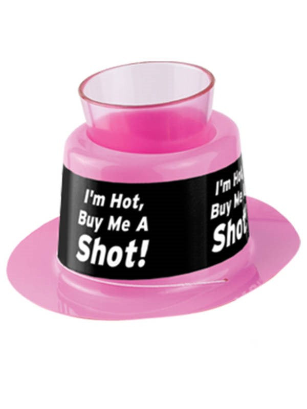 Pipedream Products Bachelorette Party Favors Shot Glass Party Hat Novelty - Bachelorette and Bucks